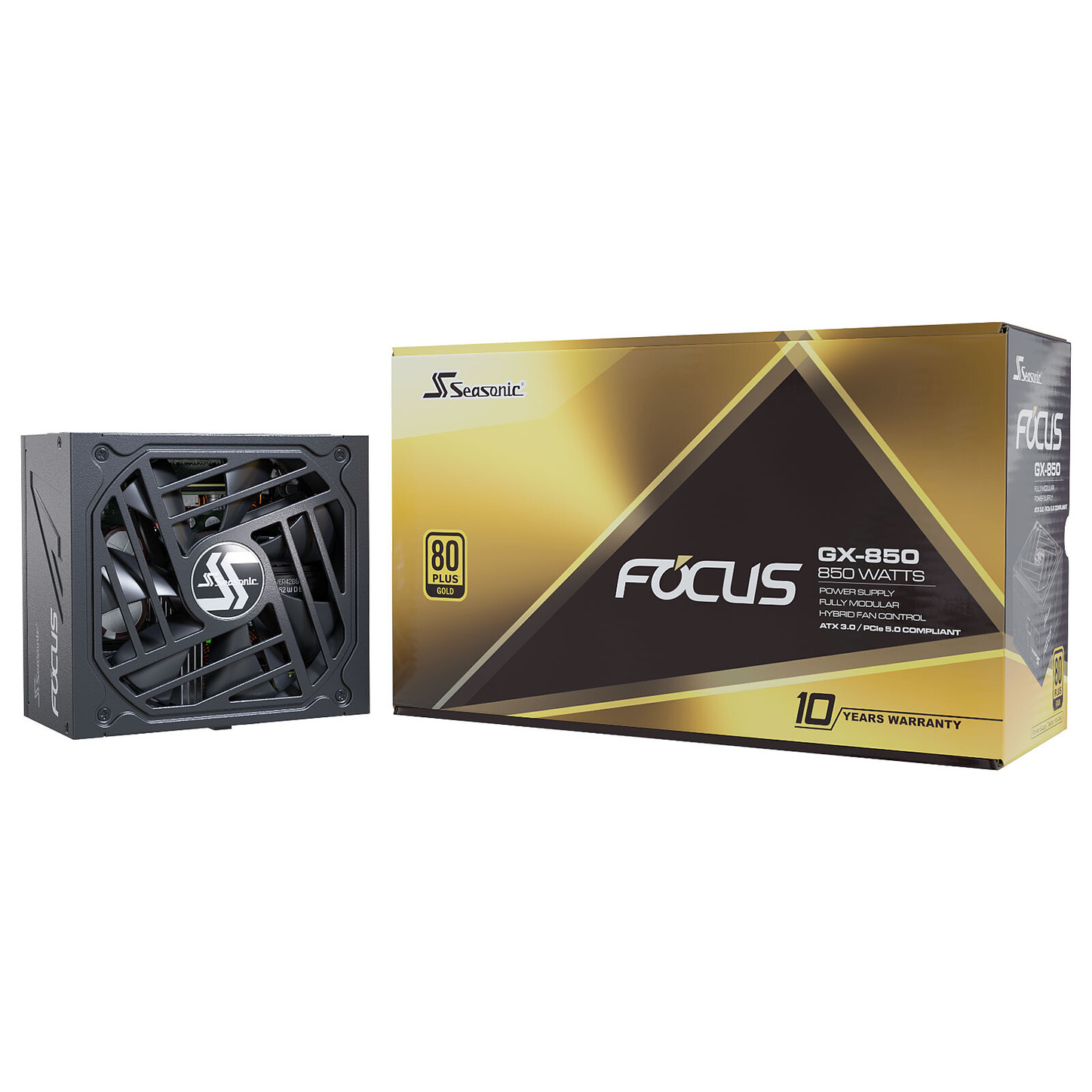 Seasonic FOCUS GX-850 80+Gold full moduláris tápegység akciós áron ...