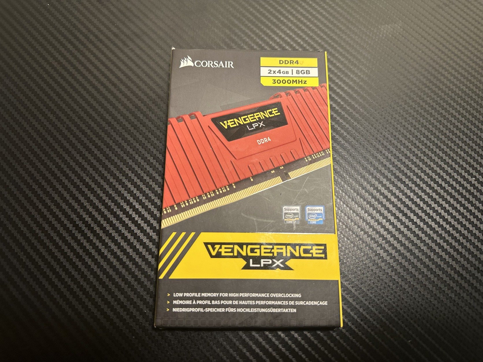 Corsair Vengeance LPX Red 8GB (2x4GB) DDR4 3000MHz RAM kit