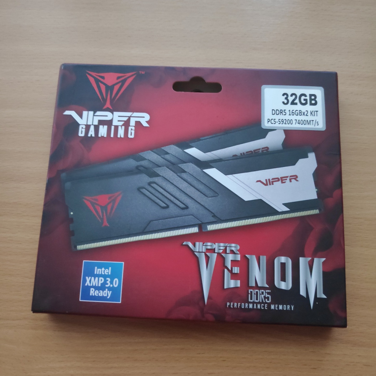 PATRIOT VIPER VENOM DDR5 RAM 32GB (2X16GB) 7000MHz KIT - HardverApró
