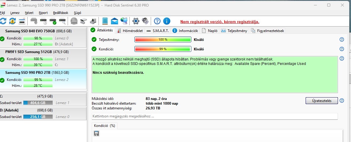 Pro Tag 2 2Tb Samsung 990 PRO nvme ssd - HardverApró