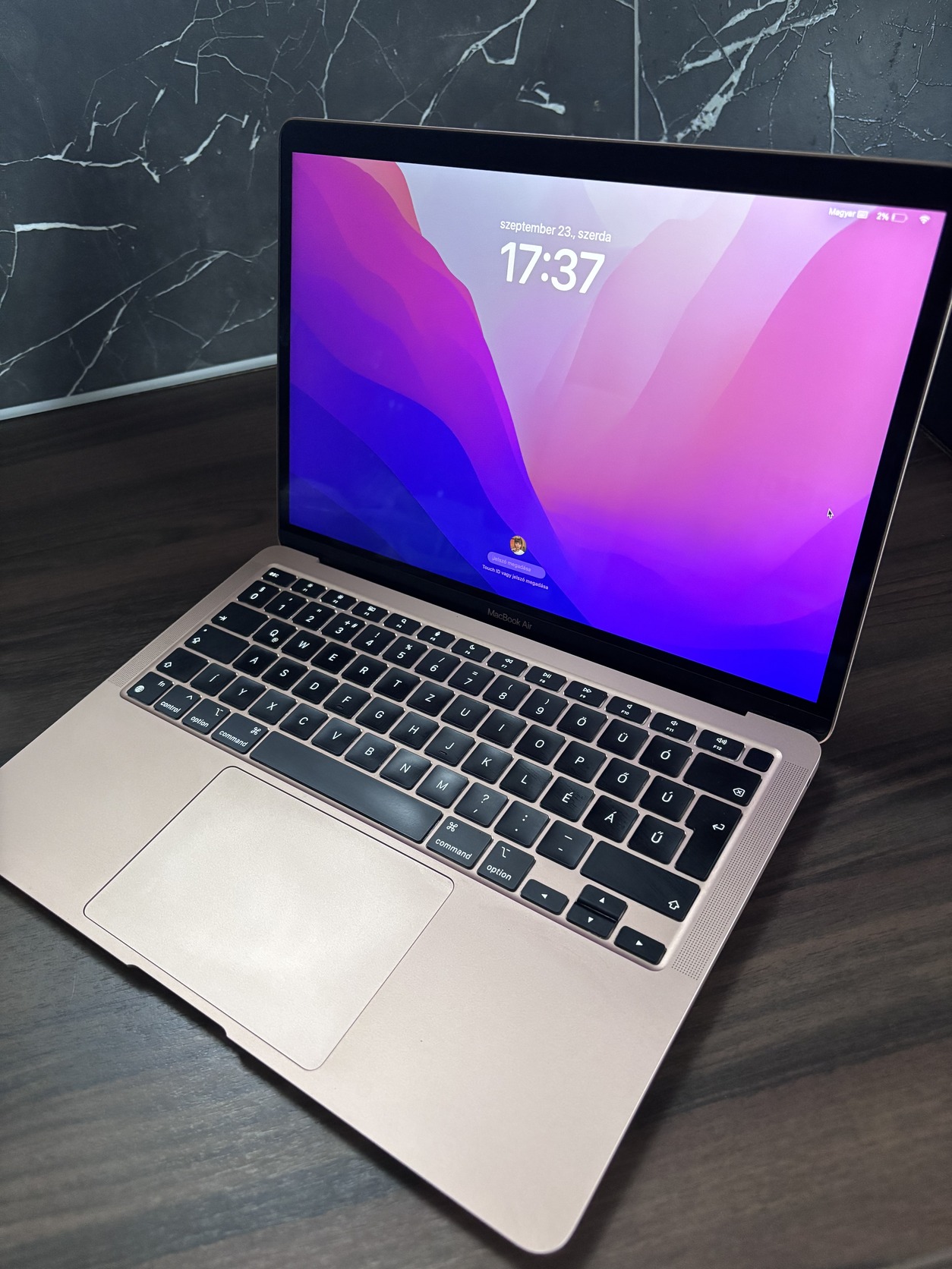 MacBook Air M1 2020 Gold 8GB RAM 256GB SSD 97% AKKU!! - HardverApró