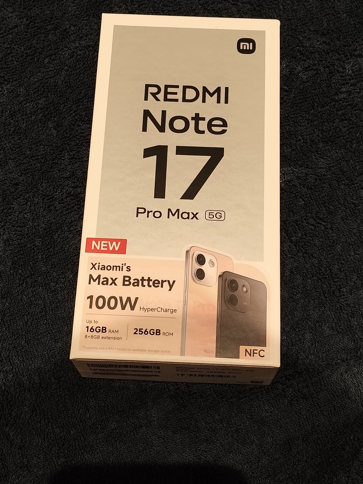 Max Pro Rd Xiaomi Redmi Note 17 Pro Max 5G (Fekete) 100W töltővel eladó / Xiaomi ...