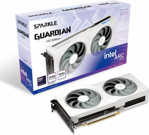 Intel Arc Notebook Eladó Sparkle Intel Arc B570 LUNA 10GB 160 bit DDR6 videókártya ...