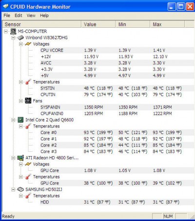 10 másodperc prime95 (Q6600@3,4GHz). Ez így normális? :F