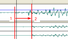 Hangsáv - 1-esről a 2-esre kellene pozicionálni