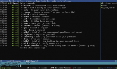 help commands - parancsok