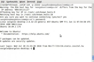 ssh login