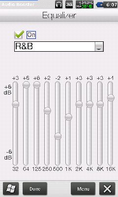 R&B eq