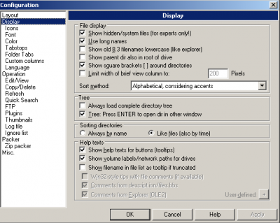 TC - Sorting Directories - Like files