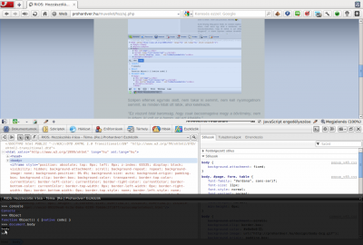 Opera 11.11 Dragonfly+konzol - Ubuntu