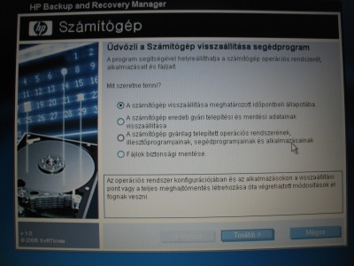 kép a recovery választásról