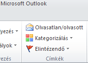Outlook 2010 kategorizálás