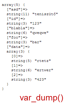 var_dump()
