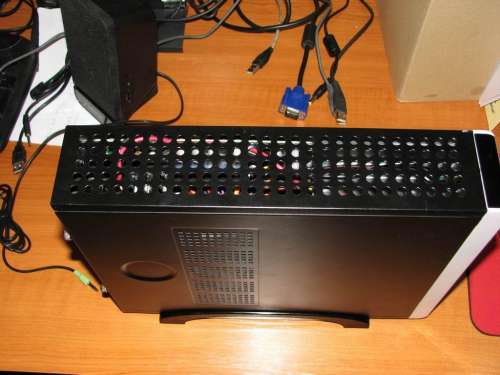 LC-1360mi itx számítógépház moddolva a jobb szellőzés érdekében