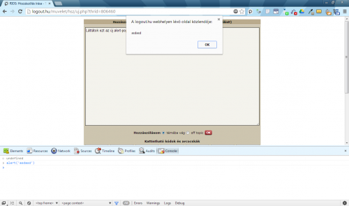 Google Chrome 29.0.1547.57 m - new alert() dialog