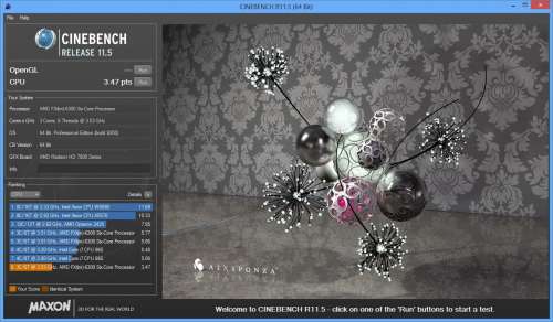 CineBench 3 thread