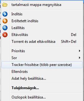 Jobb klikk menü