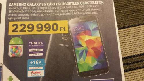 Megérkezett a madaras tescóba az S5