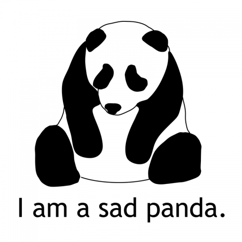 sad panda