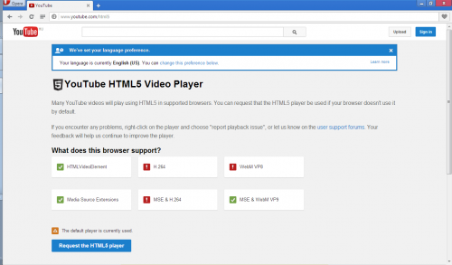 YouTube+HTML5 - Opera Developer 23.0.1514.1