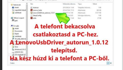 itt van benne a driver
