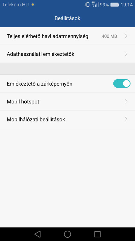 Mégse írja ki a zárképernyőn.