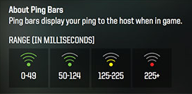 Latency/Ping