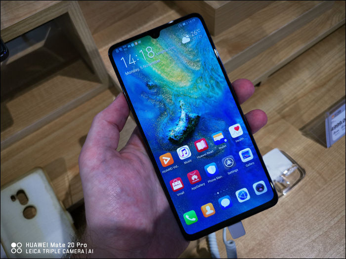 A Huawei Mate 20X látképe.