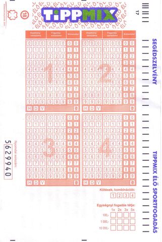 Tippmixpro szelvény példa