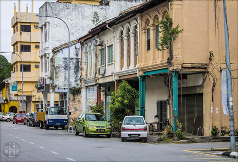 Utcakép Ipoh óvárosából.